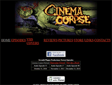 Tablet Screenshot of cinemacorpse.com